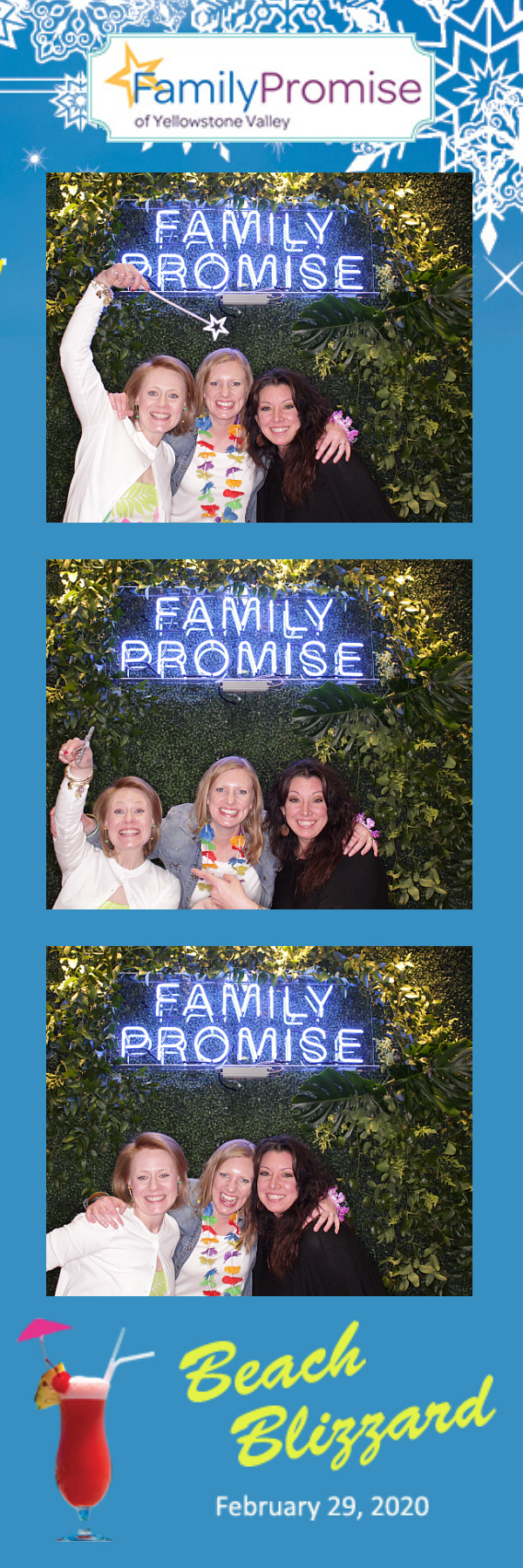Beach Blizzard Party for a Promise- A Toast To 15 Years! | View more photos from the event at gallery.photoboothbillings.com/u/PhotoBoothBillings/Beach-Blizzard-Party-for-a-Promise-A-Toast-To-15-Years